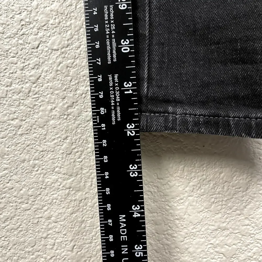 Ksubi Van Winkle Trashed Noir Skinny Jeans Distressed 32